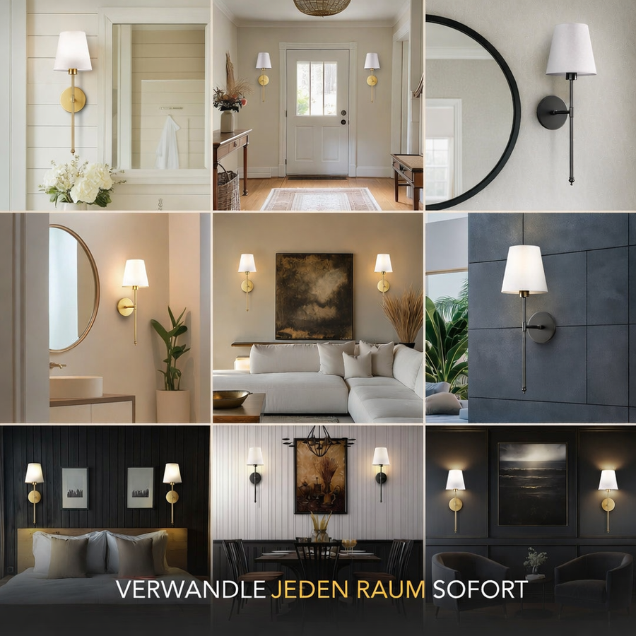 Kabellose Wandleuchte – 2er Set
