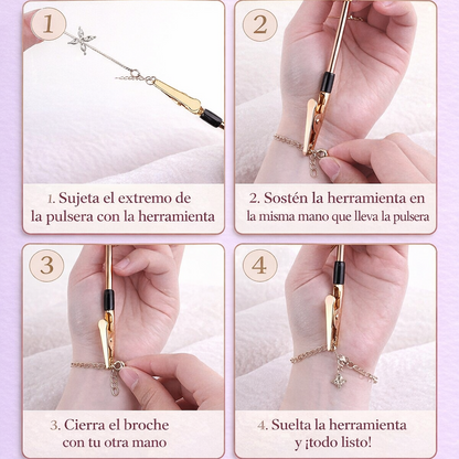 Herramienta para Cerrar Pulseras (Ideal para Uñas Largas)