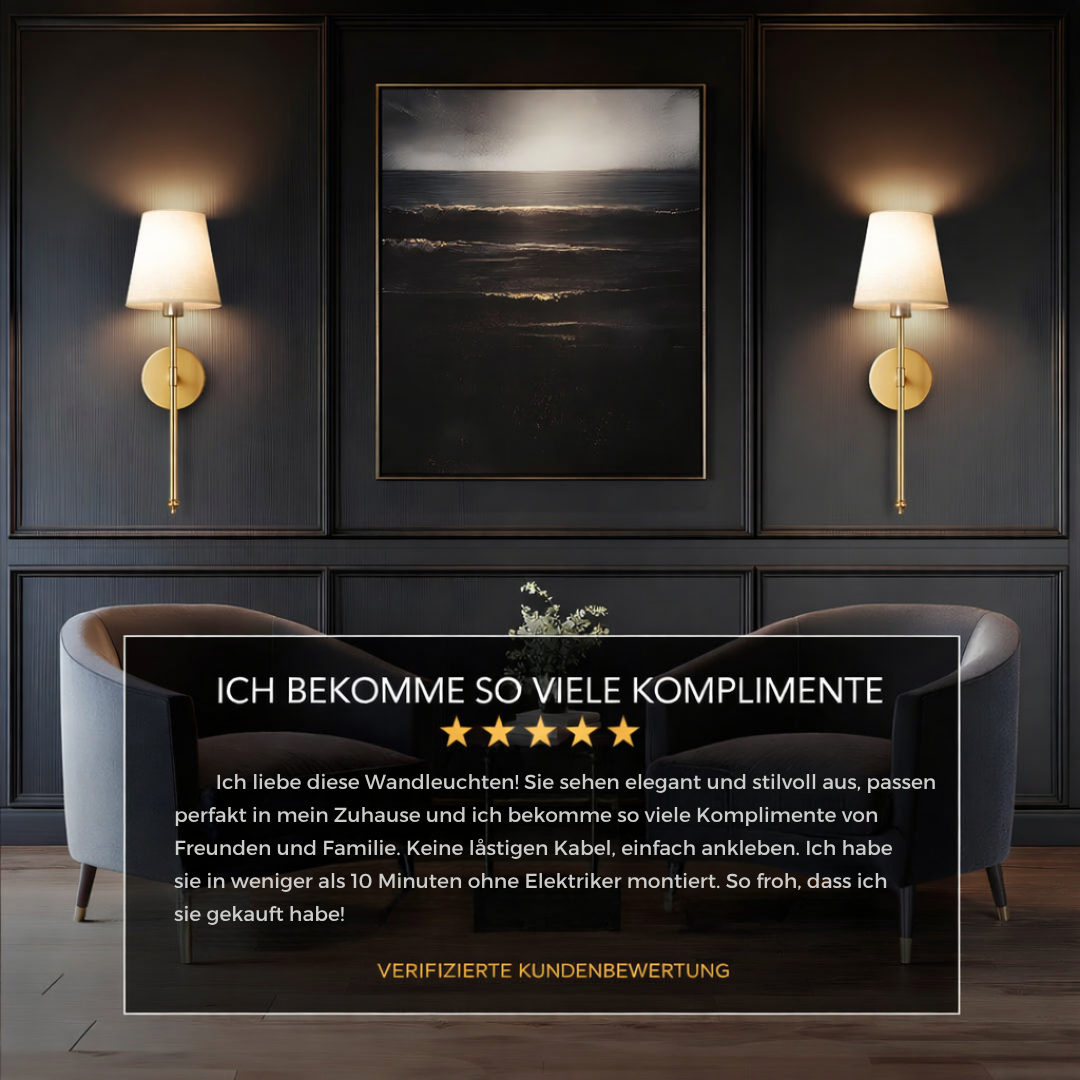 Kabellose Wandleuchte – 2er Set